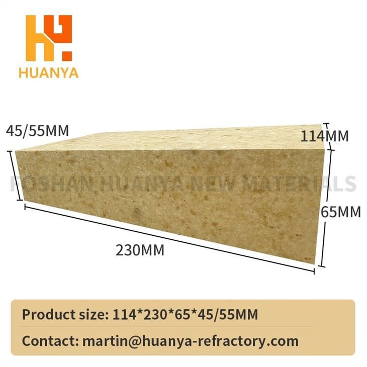 AXE SHAPE HIGH ALUMINUM BRICK